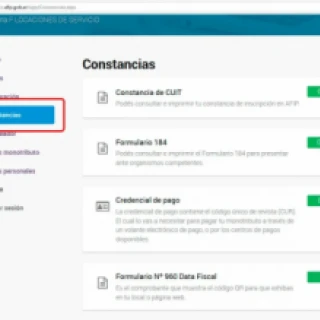 Elegir Constancias