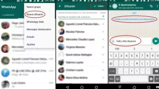 WhatsApp: ¿Cómo enviar un mensaje a varios contactos a la vez?