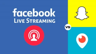 Facebook vs Snapchat y Periscope