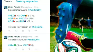 Cómo usar los hashtag de las Selecciones para el Mundial Brasil 2014 ?